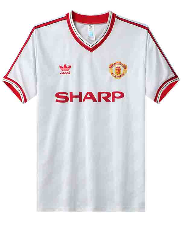 Manchester united away jersey mens retro shirt 1986-1988